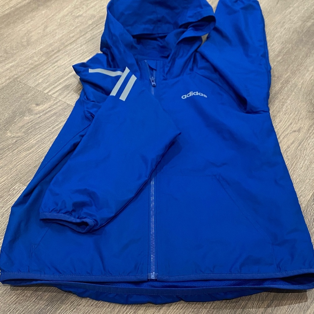 Adidas Vibrant Blue Windbreaker